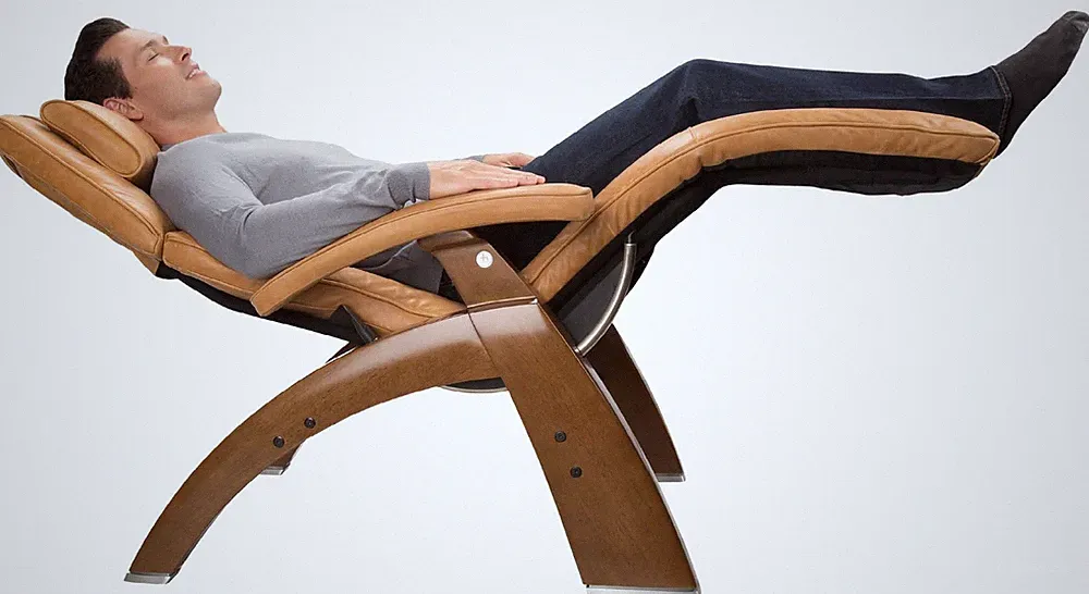 Sycamore Premium Leather PC-600 Omni-Motion Human Touch Perfect Chair Recliner W